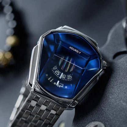 Hoursly Diamond shape luxury watch