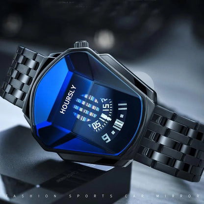 Hoursly Diamond shape luxury watch